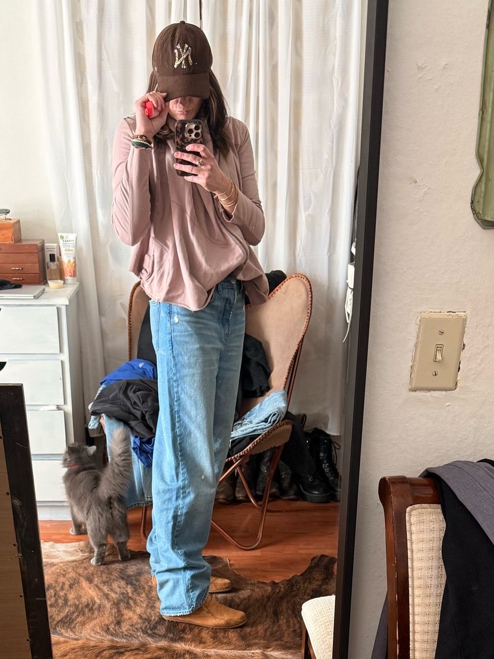 Anthropologie Dusty Rose Open Front Draped Jacket - Picture 4 of 5